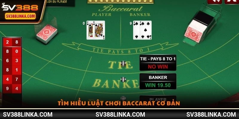 Tìm hiểu luật chơi baccarat cơ bản