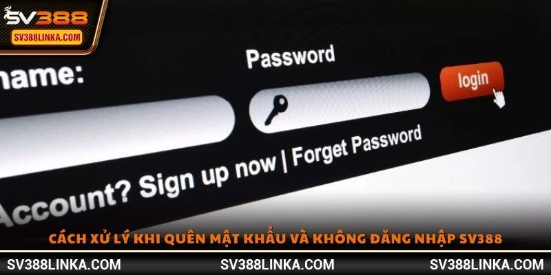 Cách xử lý khi quên mật khẩu và không đăng nhập SV388